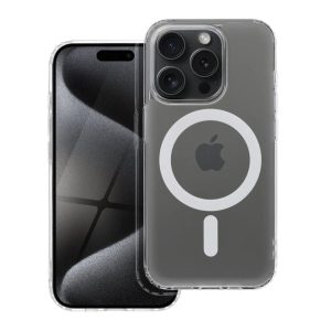 FROST MAG COVER case with MagSafe iPhone 15 Pro Transparent