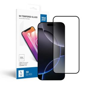 Blue Star 5D Full Cover Tempered Glass for iPhone 16 Pro Max / iPhone 17 Pro Max