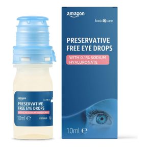 Amazon Basic Care Eye Drops Preservative-free Drop, 10 ml