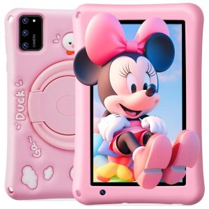 7-inch Kids Tablet, Android 13, Octa-Core, 8GB+64GB (exp. 256GB), 5800mAh Battery, 5MP+8MP Dual Camera, Pink