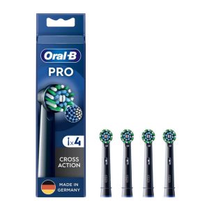 Oral-B Sonic toothbrush head 4x Cross, Black