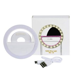 LED light ring for selfie on mobile phone