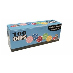 Tokens 100 Chips Mixed Colours