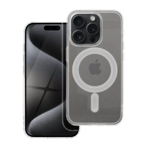 CLEAR MAG COVER for iPhone 15 Pro with MagSafe Transparent