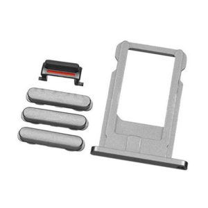 iPhone 6S Space Gray Case Button Set + SIM Card Tray