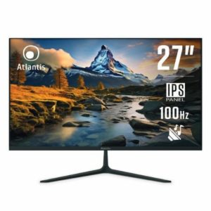 Atlantis 27" LED Monitor FHD 1920x1080 100Hz FreeSync IPS Screen, VGA HDMI DP Ports