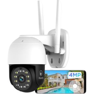 Atlantis Outdoor Wi-Fi Camera Wireless 2K, 4 MP Full HD and sup