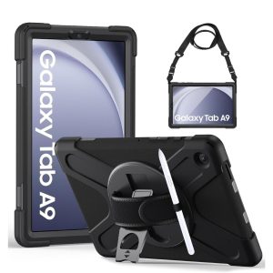 Gerutek Rugged Case for Galaxy Tab A9 8.7" (2023) &ndash; Black