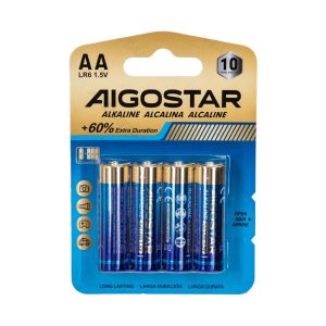 Aigostar Alkaline batteries AA LR6  Pack of 4