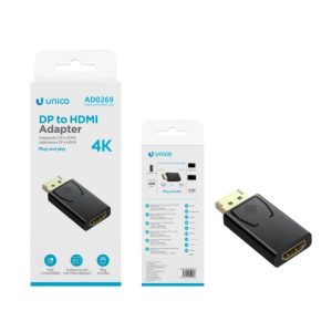 Unico DP male to HDMI female adapter