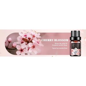 AESHORY Cherry Blossom Essential Oil &ndash; 10ml 100% Natural Floral Scent for Diffusers
