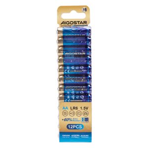 Aigostar LR6 AA Alkaline 1,5v Pack of 12
