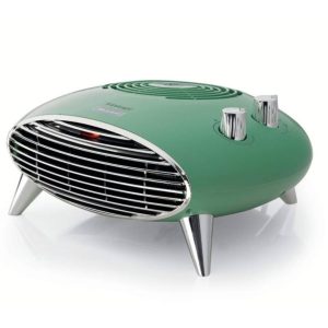 Ariete Vintage Verde Table Fan Heater 2000W Hot and Cold