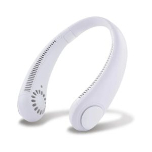 Portable rechargeable neck fan