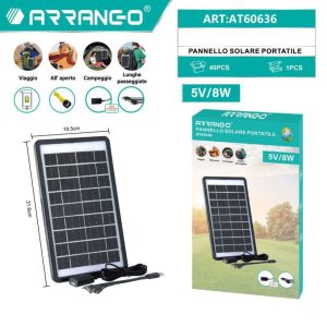 Arrango AT60636 Portable Solar Panel 5V/8W