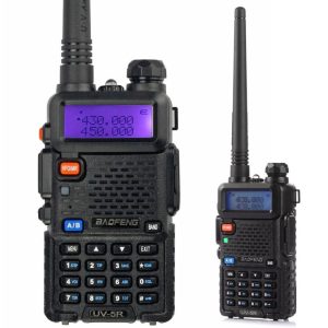 Baofeng UV-5R 5W dual band radio walkie talkie
