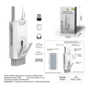 MU 8 in 1 Multifunctional Cleaning Brush and Kit