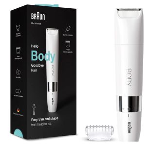 Braun BS1000 Face Spa, Women's Epilator Face and Body Epilator Trimmer White