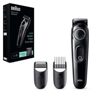 Braun Beard Trimmer Series 3 BT3411 Precision Beard Trimmer 0.5&ndash;20 mm Cordless