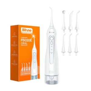 Bitvae, Water flosser with nozzles set, White