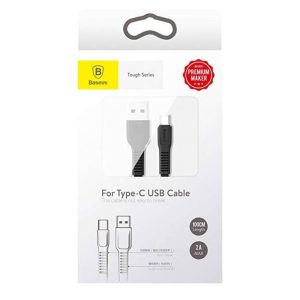 1m Baseus USB-C Tough series Cable 2A Black