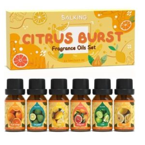 SALKING Citrus Burst Essential Oil Set, 6 X 10ml