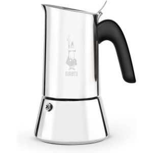Bialetti Venus Induction Coffee Maker, Stainless Steel, 170 ml Silver