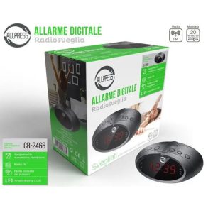 Allpress CR-2466 digital alarm with radio FM LED display