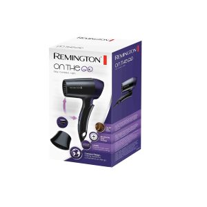 Remington D2400 Fondable Travel Hair Dryer 1400W - Black - for Travel