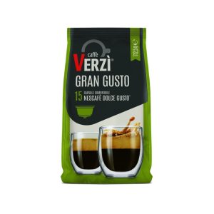 Verzi 90 Capsules Compatible with Nescaf&eacute;&reg; Dolce Gusto&reg; Machine, Gran Gusto