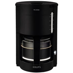 Krups F30901 ProAroma Glass Coffee Maker, 10 Cups 1050W