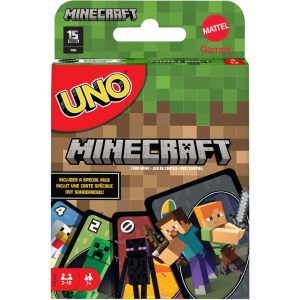 Mattel FPB61 UNO Minecraft Card Game Official Edition