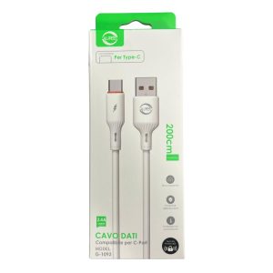 Allpress 2m Data Cable USB-A/Type-C 2.4A