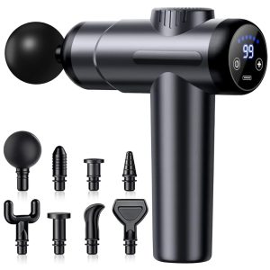 Electric Portable Massage Gun 8 Different Adjustable Massage Heads