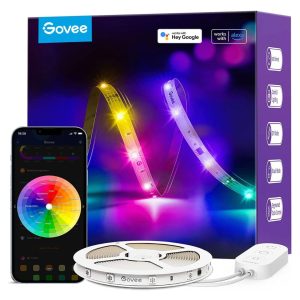Govee RGBIC WiFi LED Strip Light Works with Alexa Google Assistant and APP, 5 m