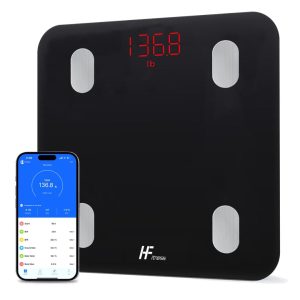 HF Personal Scale, with 19 Body Composition and Bluetooth Digital with App