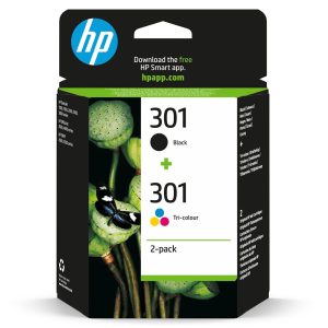 HP 301 Black/Tri-Colour Original Ink Cartridge - N9J72AE