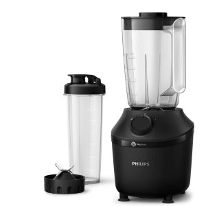 Philips Blender 3000 Series 450W ProBlend System, 1.9L Plastic Jar + 600ml Tumbler