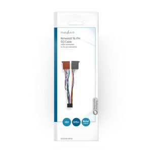 Nedis Kenwood 16-Pin  ISO Adapter Cable | 0.20 m | Round | PVC | Polybag, 2x Car connector