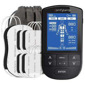 Comfytemp 3-in-1 TENS/EMS Device, 24 Modes with DIY, Pain Therapy
