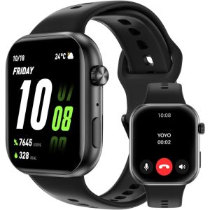 HONOR Choice Watch 2i, Bluetooth Calling Smart Watch, 1.85 Inch AMOLED, Black