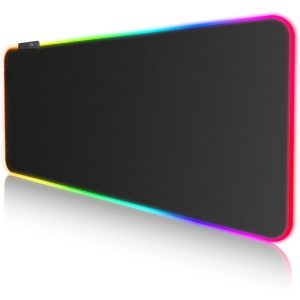 EASEMO Gaming Mouse Pad, RGB Mouse Pad, XXL Large (800 x 300 x 4 mm)