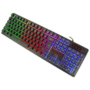 KR-6300 Suspension Cap Gaming Keyboard USB RGB Backlit