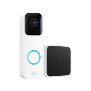 Blink Video Doorbell + Sync Module 2 | Two-way audio, HD video, in-app notifications, config. simple, with Alexa integration | Wired or wireless installation White