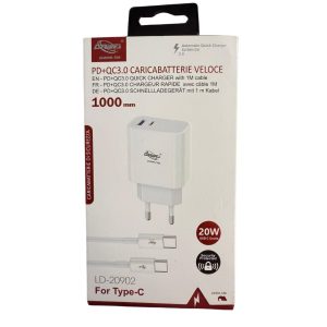 Allpress Driwei Charger with Cable 1m, Type C, 20W