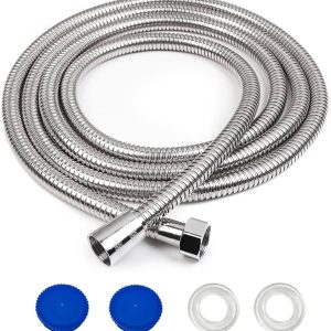 1.5m Long Shower Hose Chrome Stainless Steel