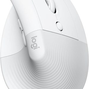 Logitech Lift for Mac Wireless Vertical Ergonomic Mouse, White