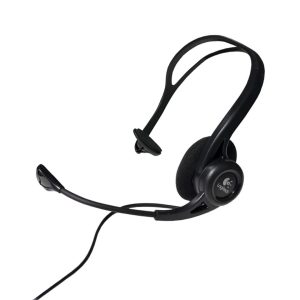 Logitech 850 Headphones With Microphone - Jack Input - Black
