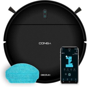 Cecotec Conga M10 X-Treme Robot Vacuum Cleaner 4 in 1 2000Pa App Control iWater