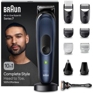 Braun MGK7410 All-In-One Beard Care Bodygroomer Set, 10-in-1